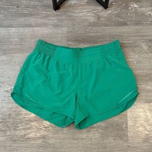 Lululemon Athletica Vibrant Green Athletic Shorts